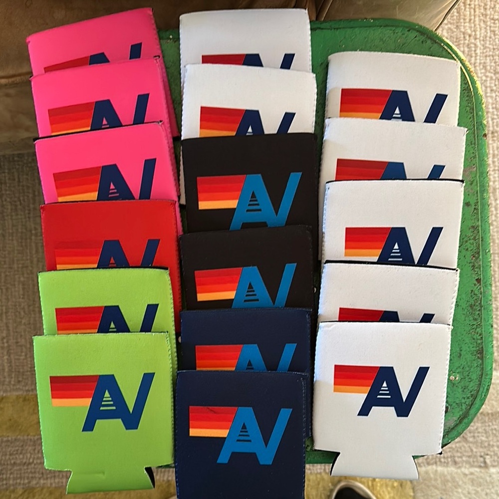 Seventeen!!! Aviator Nation Multicolor Can Coolers